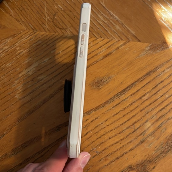 Used iPhone 12 Pro Max White ID/Card Case with Pop Socket - Picture 3 of 3